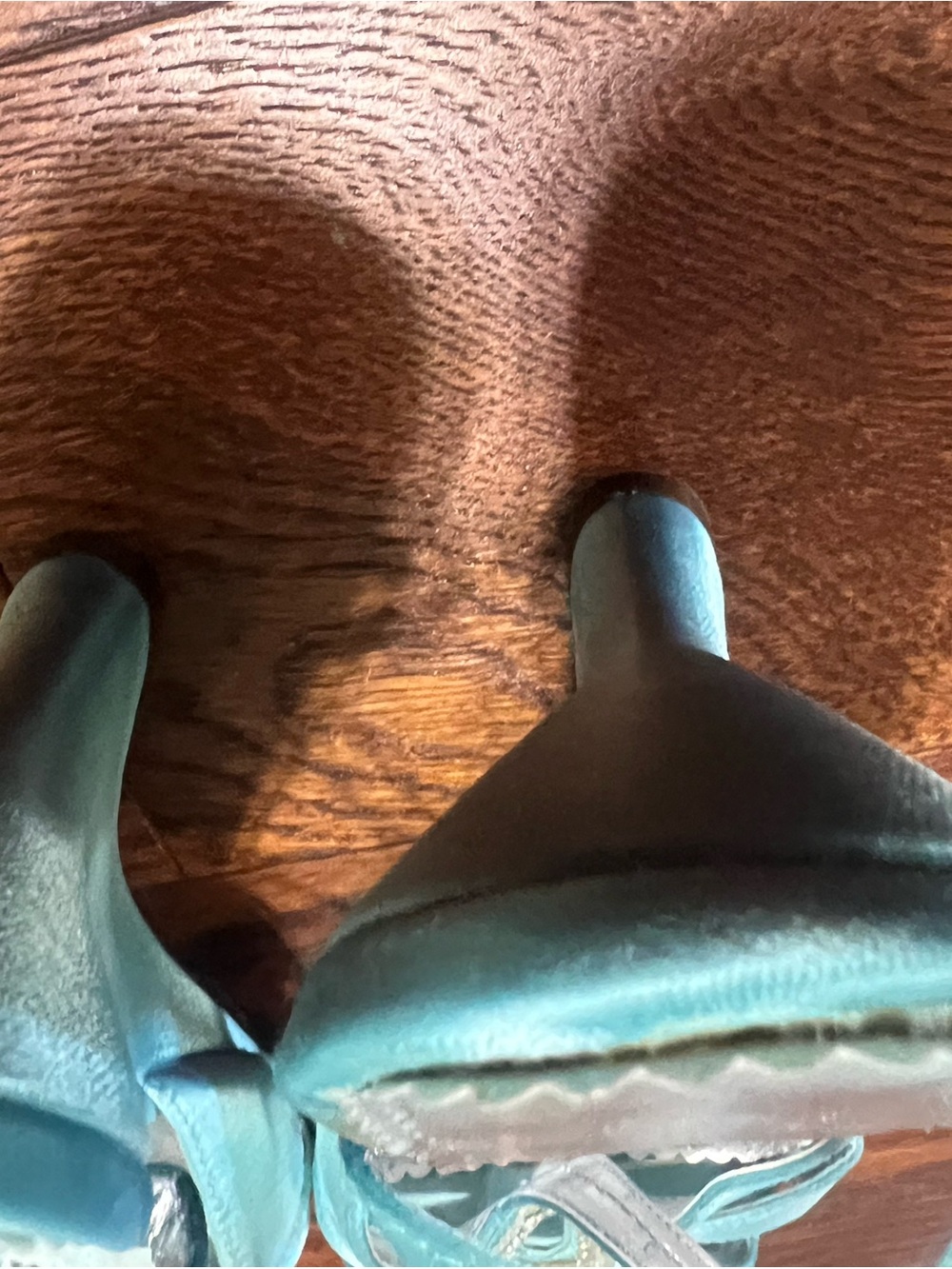 Turquoise Wedge Sandals - Women